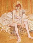  Henri  Toulouse-Lautrec, Dancer Seated